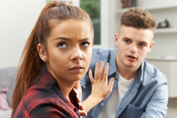 Teenage Couple Having Relationship Difficulties - Problems A Gemini Man May Have With Women