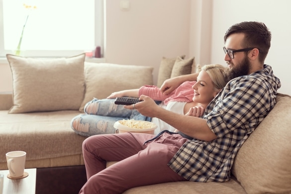 Young couple relaxing in their apartment - Healthy Gemini Man Relationships