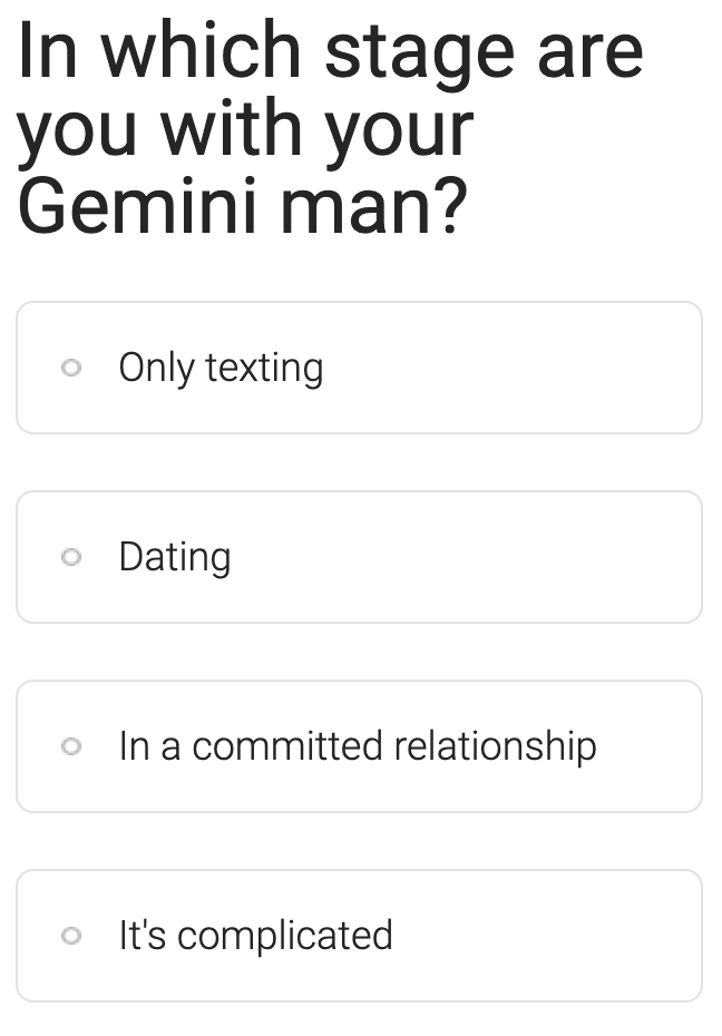 dating a gemini man