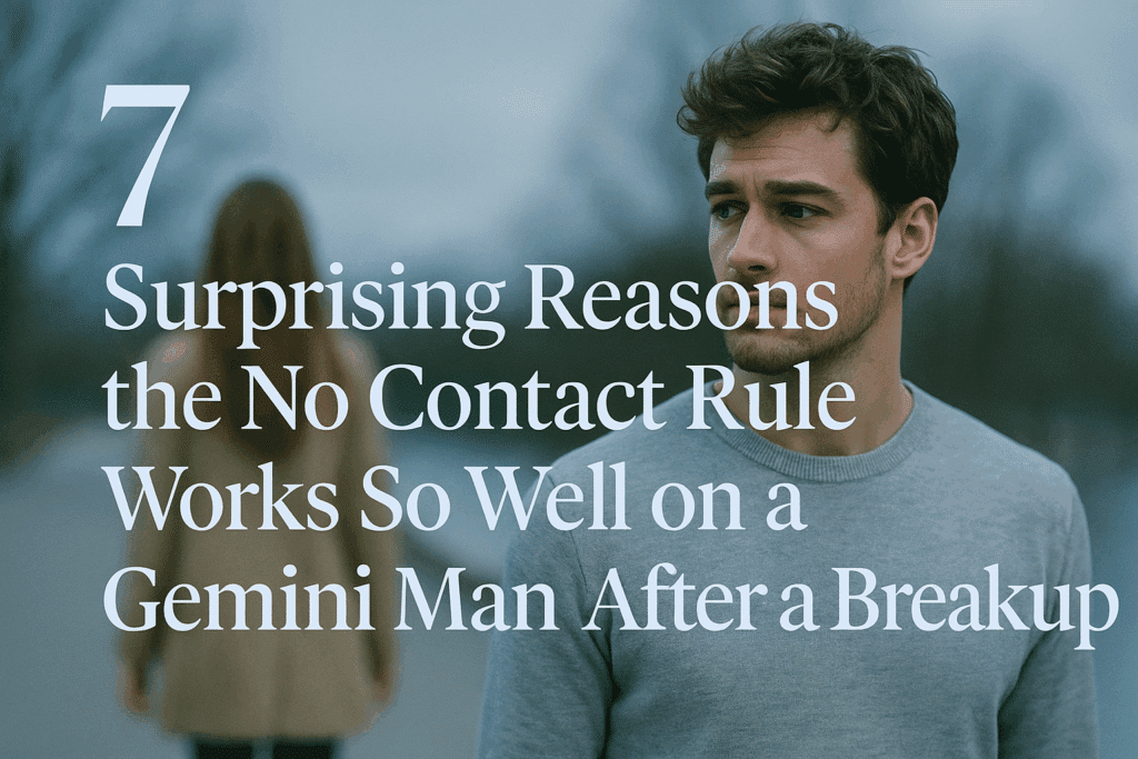 7 Surprising Reasons the No Contact Rule Works So Well on a Gemini Man After a Breakup
